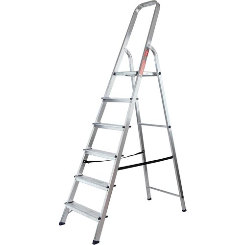 Стремянка, 6 ступени, алюминиевая, Россия MTX 9771577