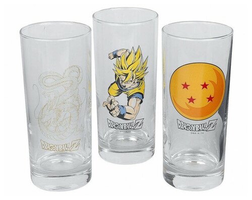 Набор бокалов (3 шт.) ABYstyle Glasses Set: Dragon Ball Z