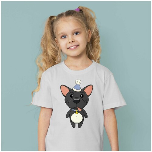 фото Футболка детская с принтом французский бульдог bullmania