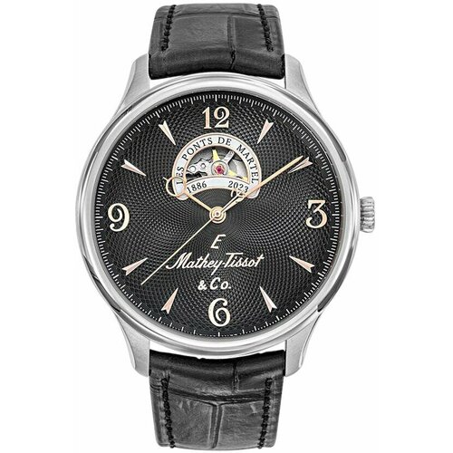 Наручные часы Mathey-Tissot Швейцарские механические наручные часы Mathey-Tissot MC1886CNA, черный