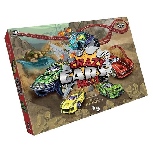 Настольная игра Danko Toys Crazy Cars. Rally настольная игра danko toys bingo ringo