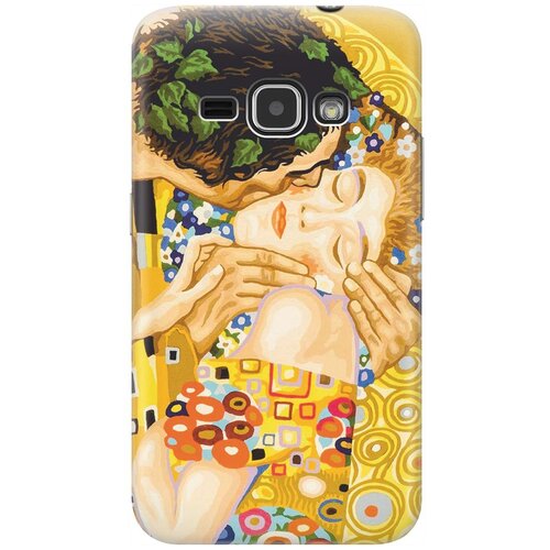 фото Cиликоновый чехол на samsung galaxy j1 (2016) / самсунг джей 1 2016 с принтом "поцелуй" gosso