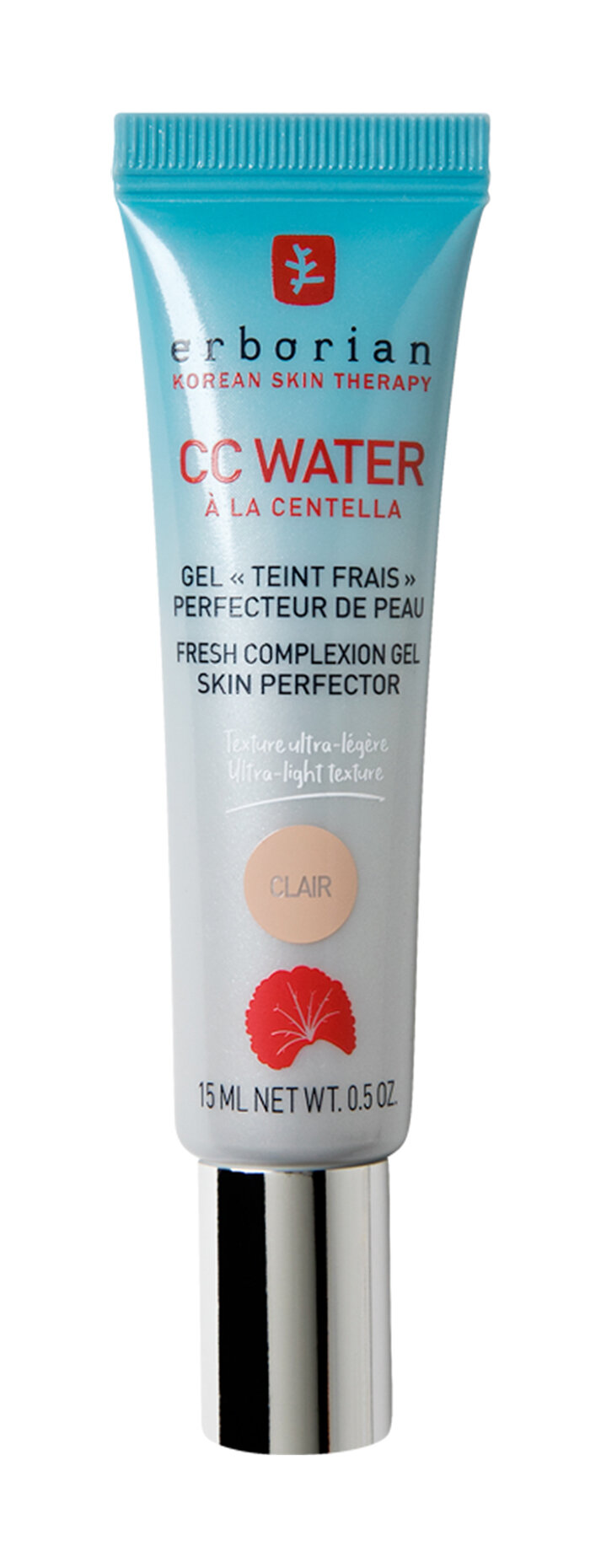 Увлажняющий СС-крем для лица | 1 Светлый Erborian CC Water with Centella Fresh Complexion Gel Skin Perfector Travel Size