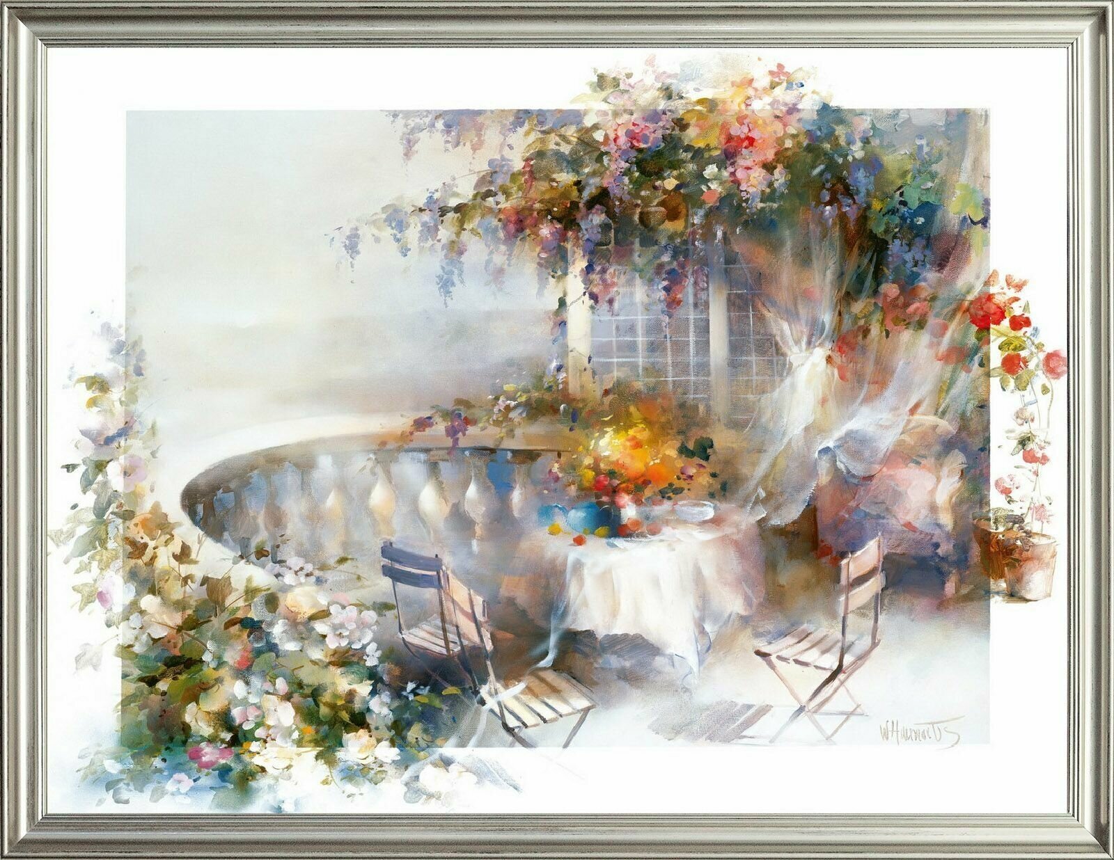 Картина, "Серенада", 50х70 см, художник - Willem Haenraets. Арт. ХВ52-50х70