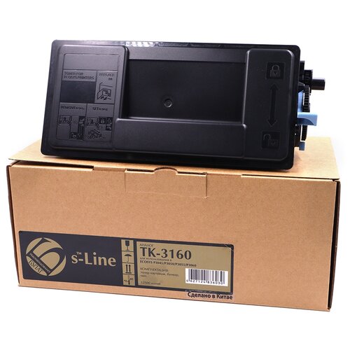 Картридж Булат s-Line TK-3160, 12500 стр, черный чип kyocera tk 3160 для ecosys p3045 p3050 p3055 p3060 master 12 5k