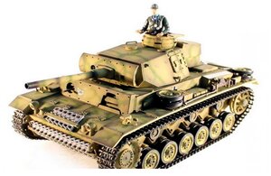 Танк Taigen Panzerkampfwagen III (TG3848-1A), 1:16, 36.5 см