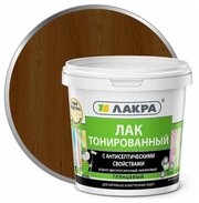 Лак Тонированный Акриловый Лакра Орех 0,9л с УФ-фильтром