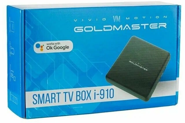 GoldMaster GM I-910 2/16GB - Смарт-приставка Android 10 TV