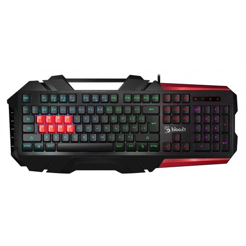 Клавиатура A4Tech Bloody B3590R механическая черныйкрасный USB for gamer LED 645800₽