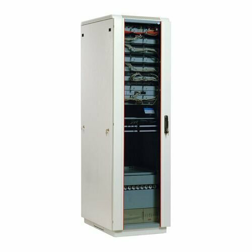 Шкаф коммутационный ЦМО ШТК-М-33.6.10-1ААА напольный, стеклянная передняя дверь, 33U, 600x1625x1000 мм