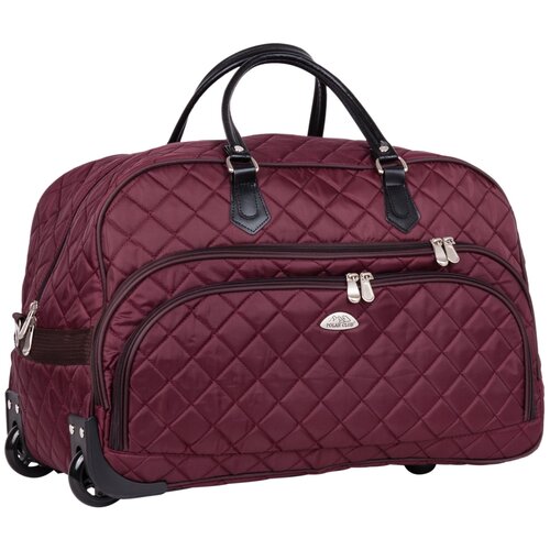 фото Дорожная сумка на колесах 7050.1 бордовый polar