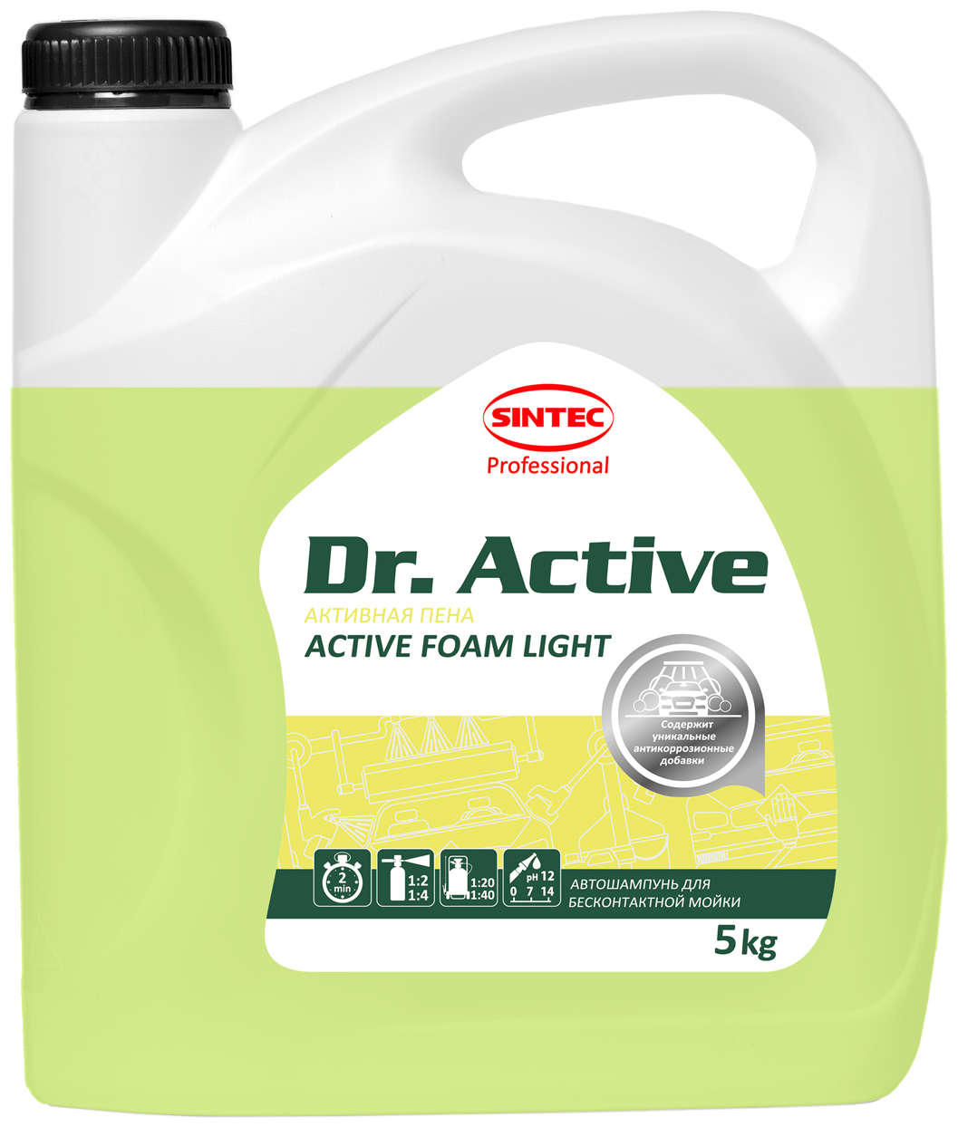 SINTEC 801701 SINTEC DR. ACTIVE активная пена ACTIVE FOAM LIGHT 5 КГ