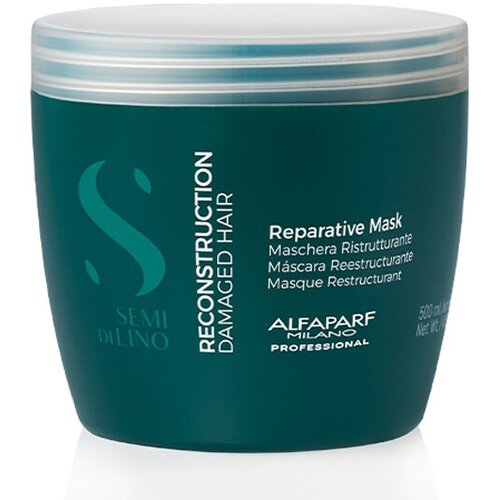 Маска для поврежденных волос SDL R REPARATIVE MASK, 500 мл ALFAPARF 25124 маска для поврежденных волос alfaparf milano sdl reparative mask 500 мл