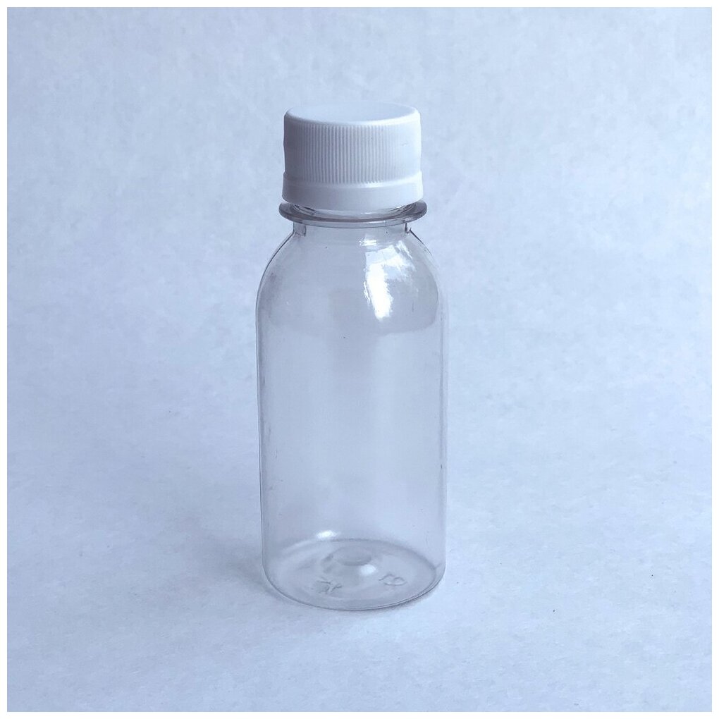 Бутылка ПЭТ «КМЛ» 100 мл. Упаковка пластиковой тары с крышкой