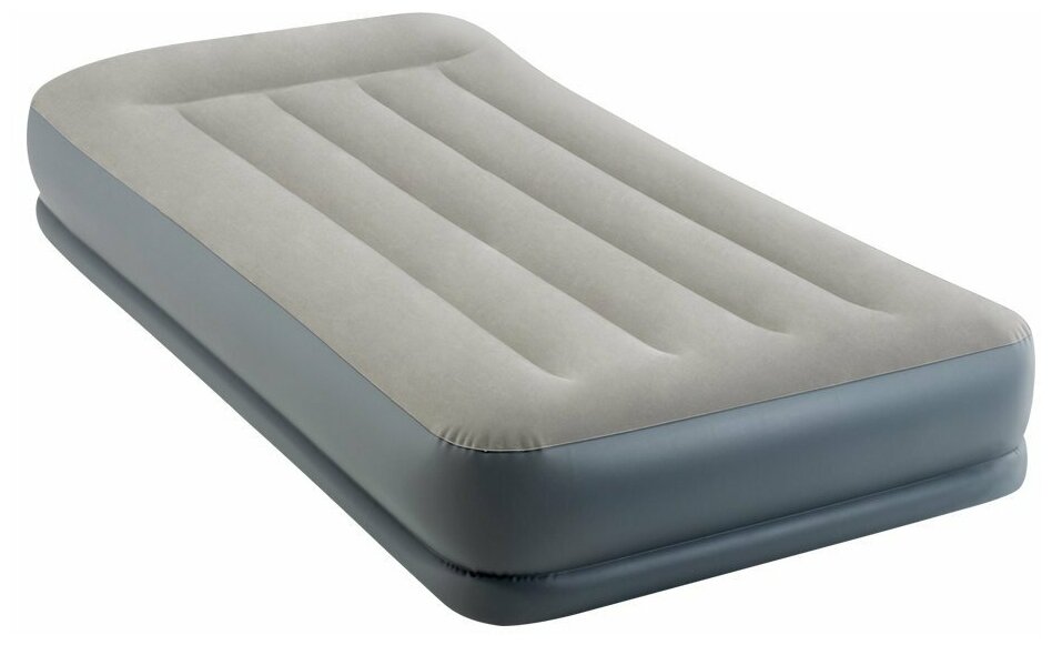 Кровать надувная Intex Pillow Rest со встроенном насосом 64116NP