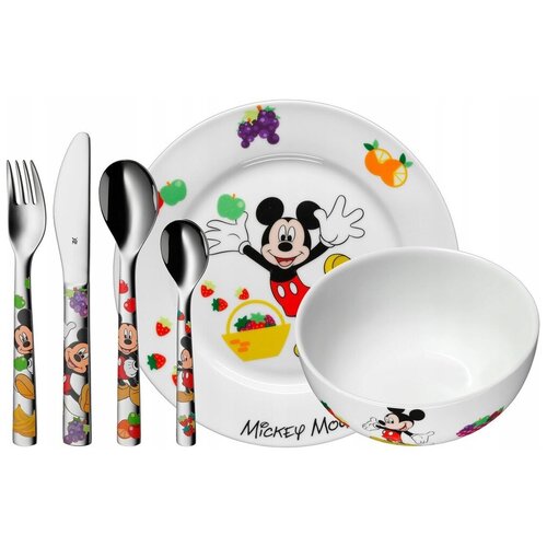 WMF Набор детской посуды 6 предметов Mickey Mouse WMF