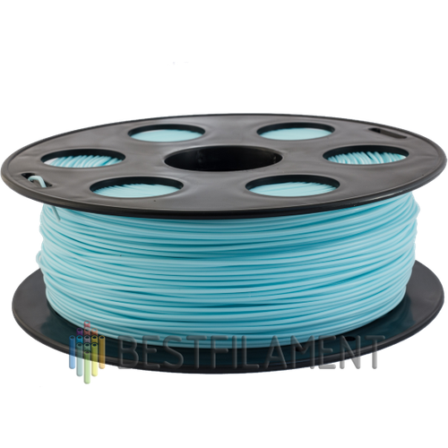 PLA пластик Bestfilament 1.75 мм для 3D-принтеров, 1 кг небесный