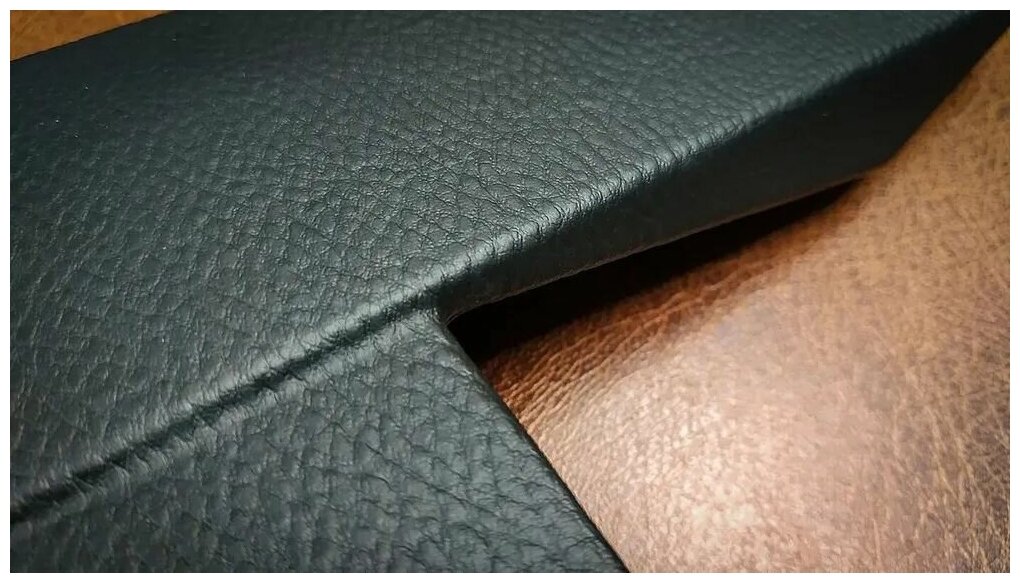 Материал для перетяжки панели автомобиля - Термовинил (каучуковая термокожа) Биэластик 0.9мм черного цвета