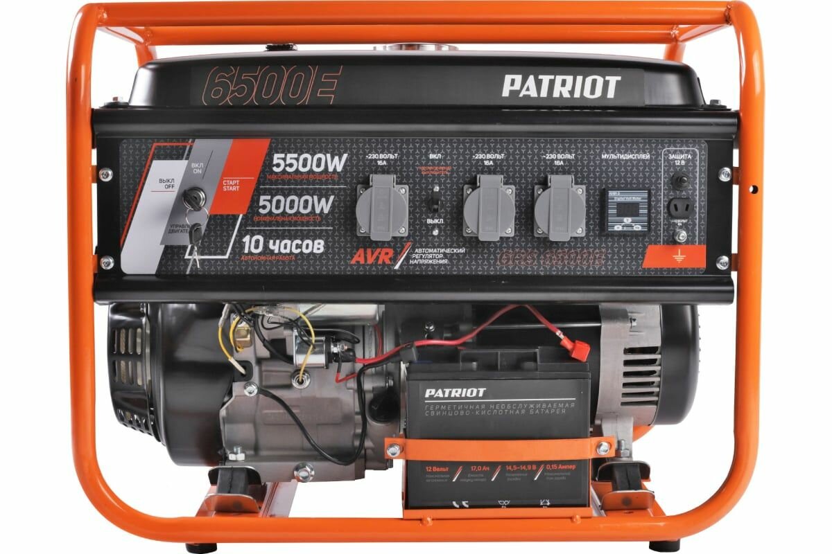 Бензиновый генератор Patriot GRS 6500E 476102271 - фотография № 7