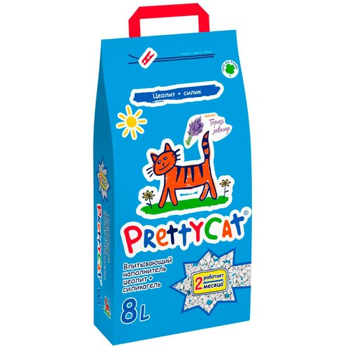 PrettyCat наполнитель впитывающий для кошачьих туалетов 