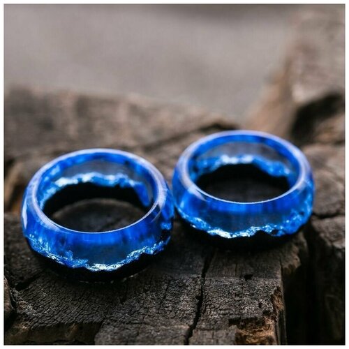 фото Кольцо "iceberg" green wood