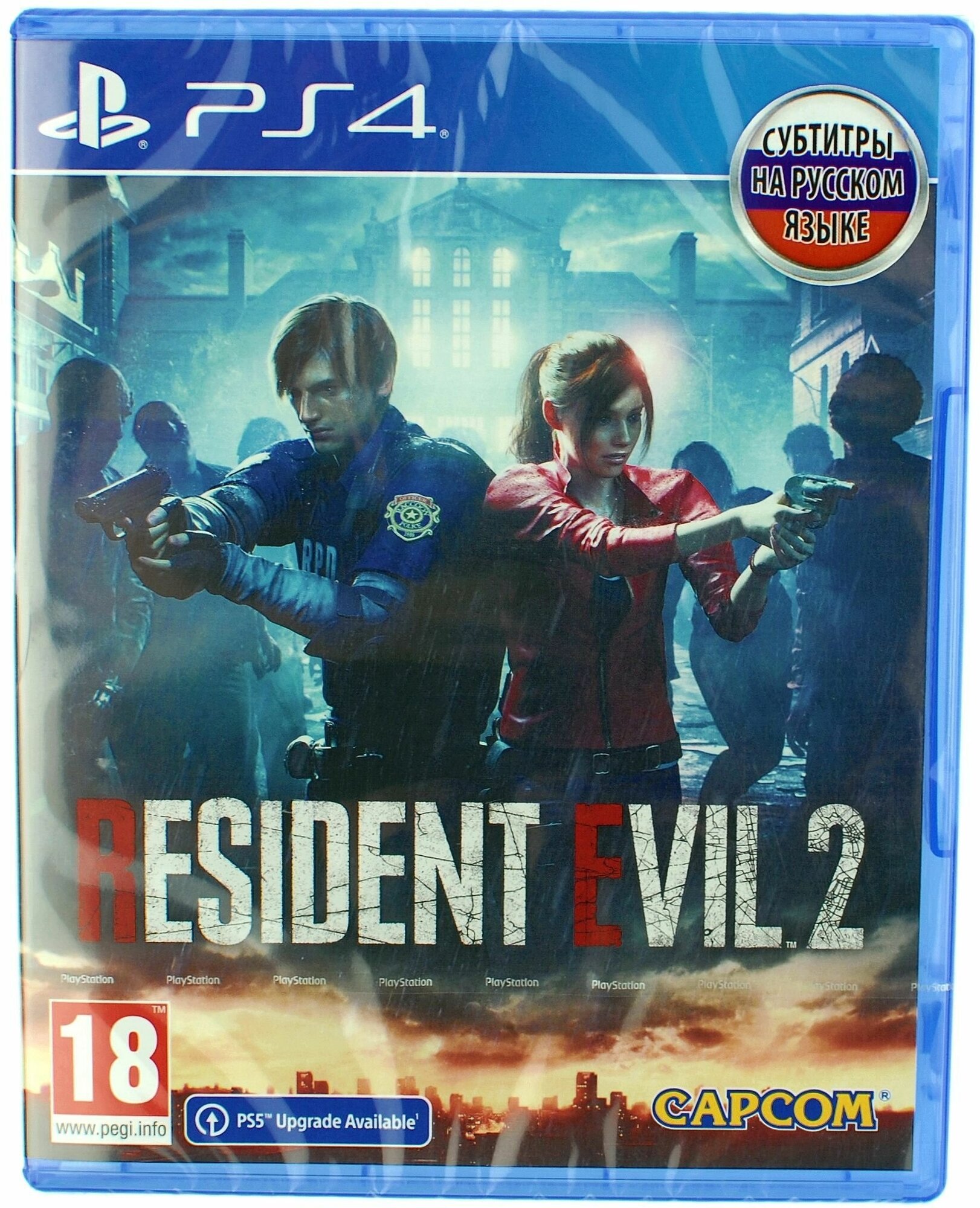 Игра для приставки PS4 Resident Evil 2 русские субтитры