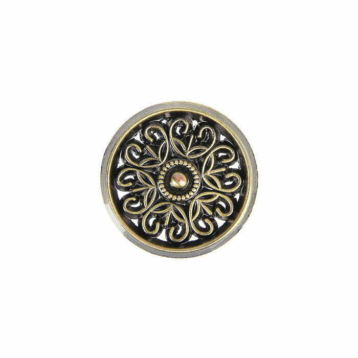 Ручка кнопка тундра РК026АВ, цвет бронза - фотография № 6