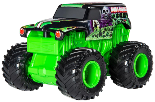 Монстр-трак Monster Jam Rev N Roar Grave Digger (6044990-GRI) 1:43, зеленый/черный