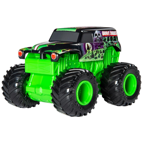 Монстр-трак Monster Jam Rev 'N Roar Grave Digger (6044990-GRI) 1:43, зеленый/черный grave digger виниловая пластинка grave digger liberty or death