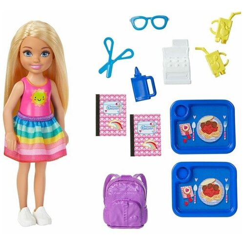 фото Игровой набор barbie club chelsea doll and school челси-блондинка в школе, ghv80