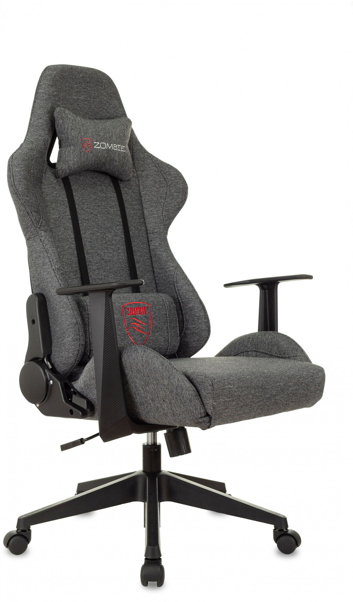 Компьютерное кресло Zombie Neo игровое, обивка: текстиль, цвет: серый