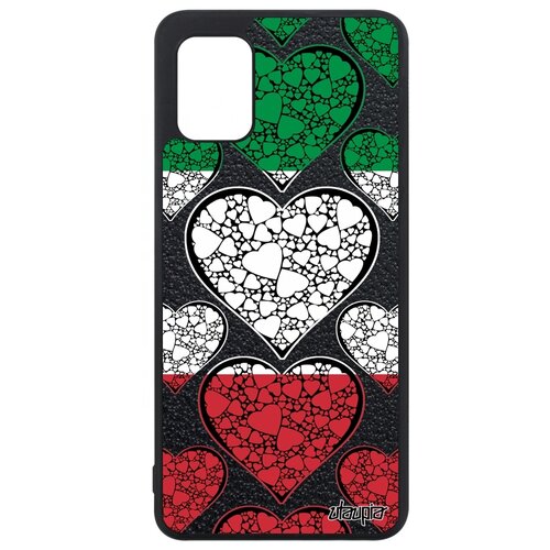 фото Чехол для galaxy a31, "флаг италии с сердцем" любовь страна utaupia