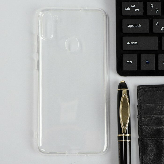 Чехол (клип-кейс) REDLINE iBox Crystal, для Samsung Galaxy A11, прозрачный [ут000020426] - фото №6