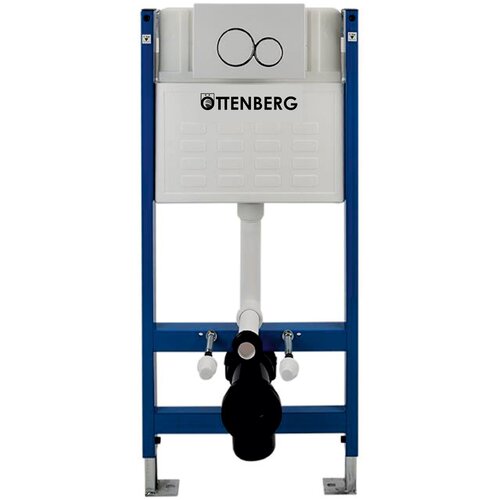 Инсталляция рамная для подвесного унитаза в комплекте с кнопкой