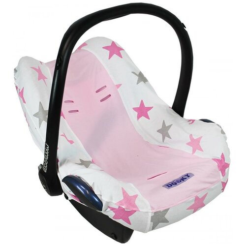 DOOKY Чехол в автокресло Seat cover 0+ Stars 126807 / 126809 / 126815 / 126816, pink stars