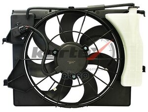 Вентилятор Радиатора Hyundai Solaris/Kia Rio Ii (17-) (С Кожухом И Бачком) KORTEX арт. KFD099