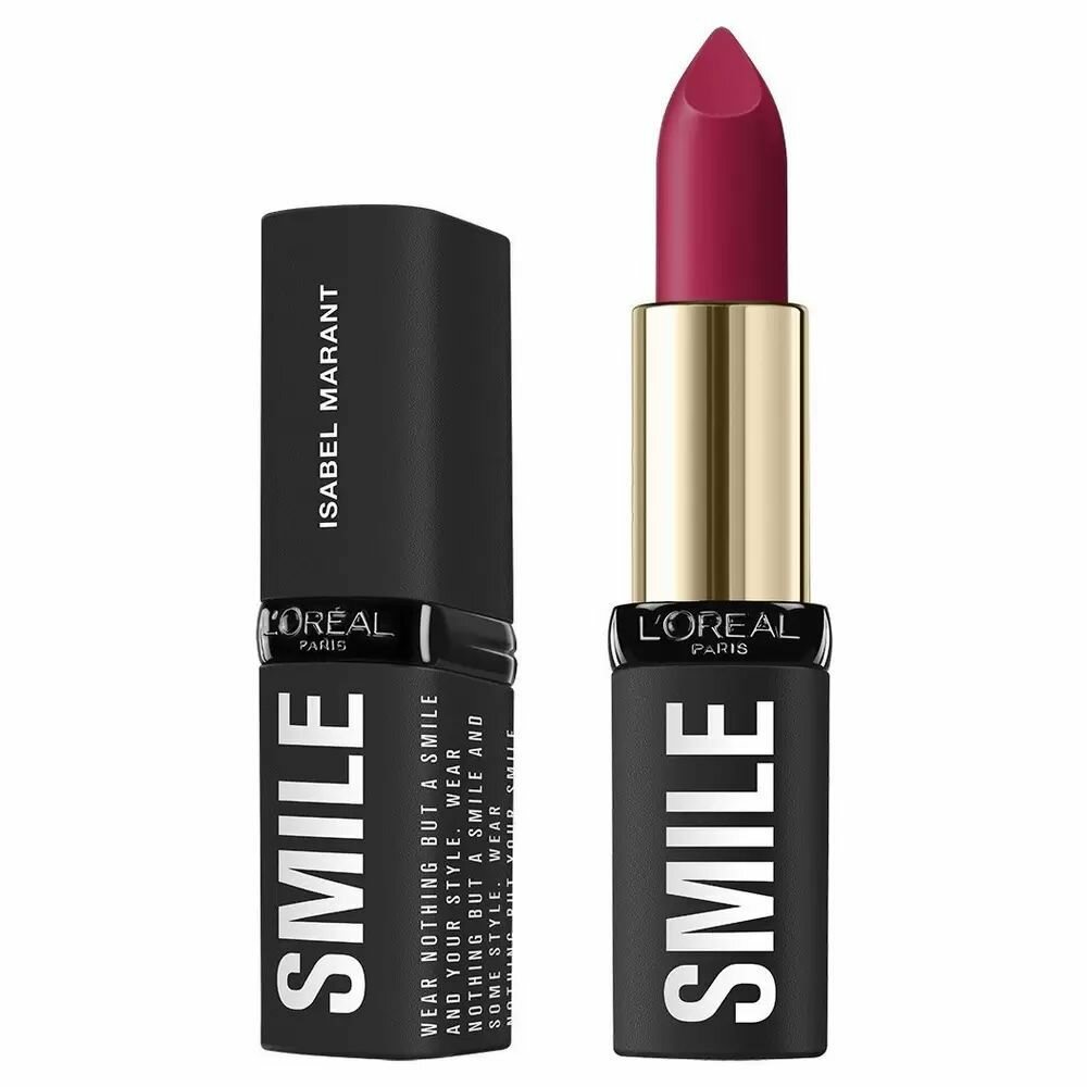 LOREAL PARIS X ISABEL MARANT Color Riche помада для ГУБ SMILE лимитированная коллекция, оттенок Saint Germain Road