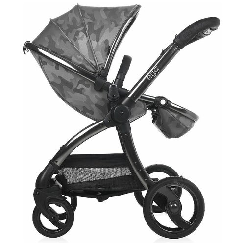 фото Прогулочная коляска egg egg stroller, camo grey/anodised chassis, цвет шасси: серый