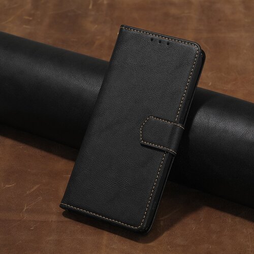 Чехол книжка для Honor X8A / Хонор Х8А luxury (Черная со шнурком) кожаный чехол книжка mypads для honor x8a с карманом для пластиковых карт и магнитом