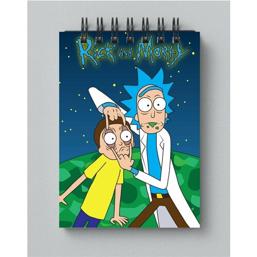 Блокнот Mewni-Shop с принтом А4 Рик и Морти, Rick and Morty - RAM0020