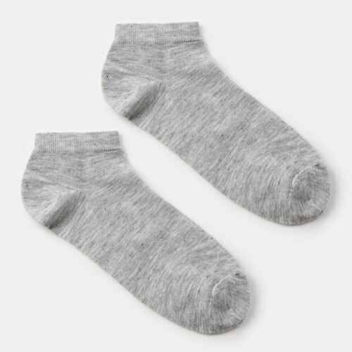 фото Мужские носки minaku, 1 пара, укороченные, размер 26-28, серый