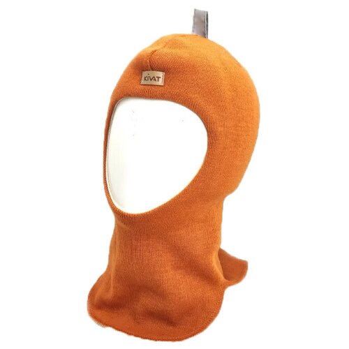фото Шапка-шлем kivat размер 4, оранжевый