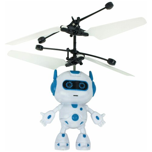 Робот 1 TOY Gyro Robot Т16684, белый/синий