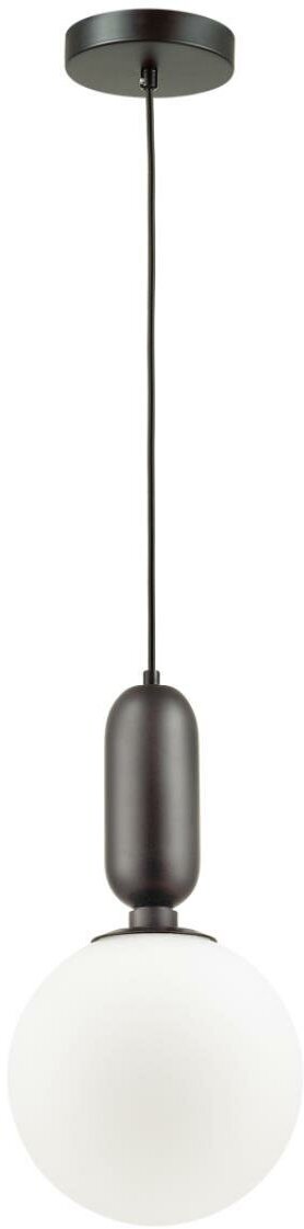 4668/1 PENDANT ODL20 346 черный/белый Подвес E27 1*40W (тип лампы свеча) 220V OKIA