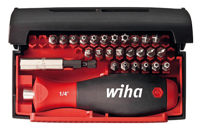 Набор бит Wiha Collector Torq-Set/Spanner/Tri-Wing/HEX CrV 27шт 09393