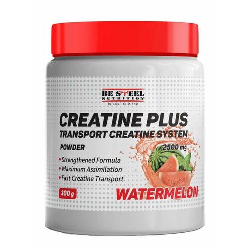 Be Steel Nutrition Creatine Plus Transport Creatine System 300г креатин порошок со вкусом арбуз