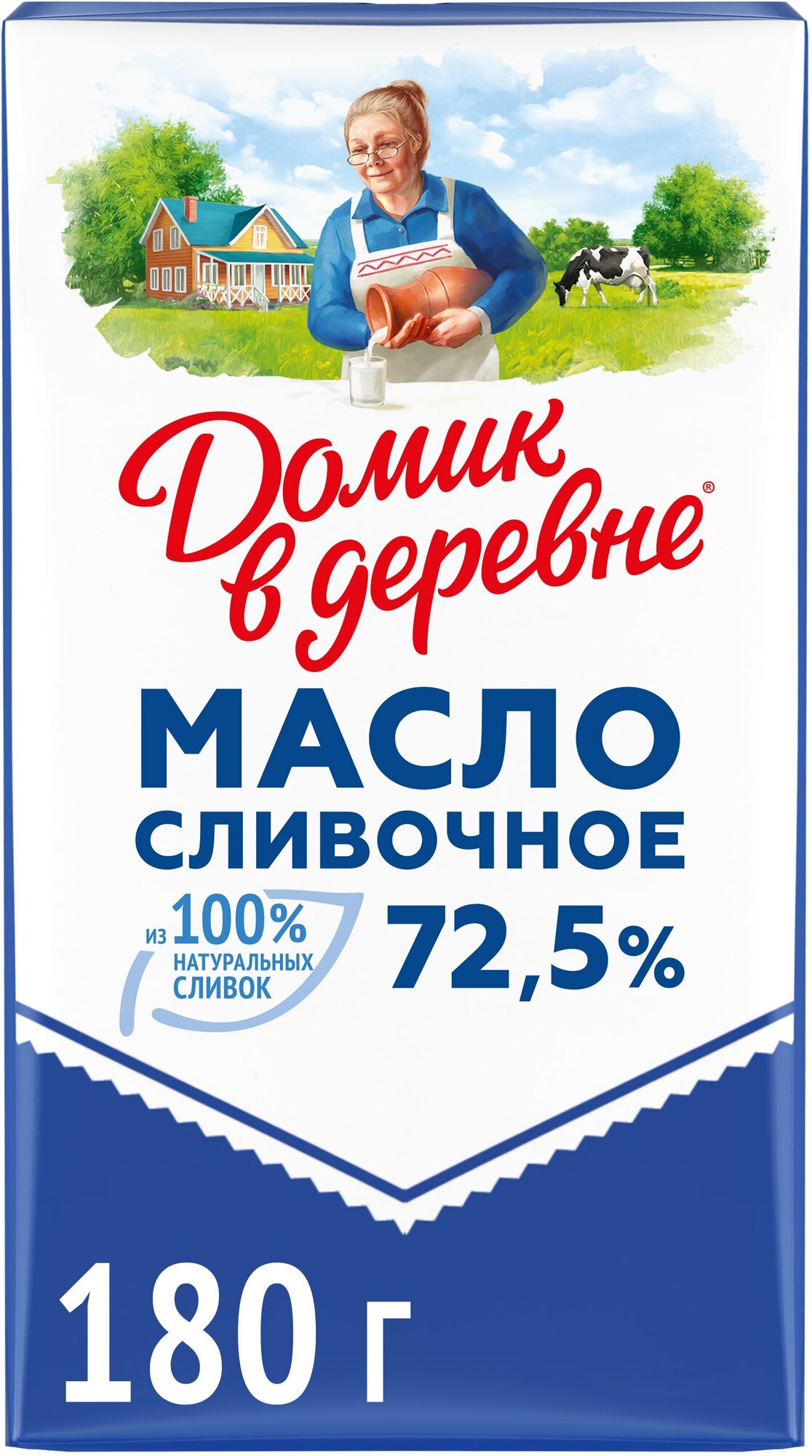 Масло сливочное Домик в деревне 72.5%