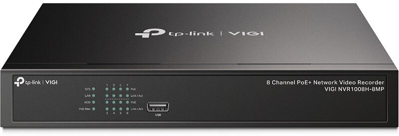 Видеорегистратор TP-Link NVR Vigi NVR1008H-8MP