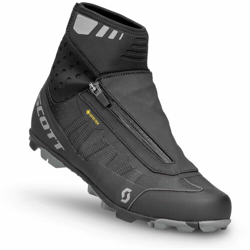 Велоботинки MTB Scott Heater Gore-Tex black/black reflective, черный 43