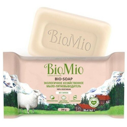 Хозяйственное мыло BioMio BIO-SOAP Без запаха 200 г